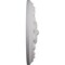 Ekena Millwork Flower Spiral Ceiling Medallion (Fits Canopies up to 2"), 12 1/4"OD x 2 1/4"P, Ultra Pure White CM12FLUWF - alternate 3